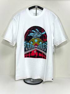 VOLCOM ボルコム AF212212WHT メンズ Mサイズ 半袖Tシャツ グラフィックティー プリント Tee ホワイト色 ヴォルコム 新品 即決 送料無料