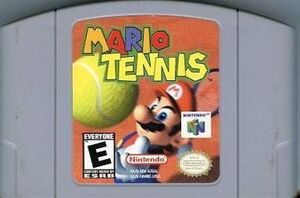 中古N64ソフト 北米版 MARIO TENNIS (国内版本体動作不可) (箱説なし)