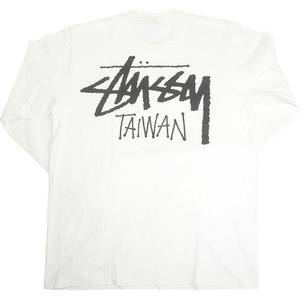 STUSSY ステューシー 24AW STOCK TAIWAN LS TEE WHITE 台湾限定ロンT 白 Size 【M】 【新古品・未使用品】 20807640