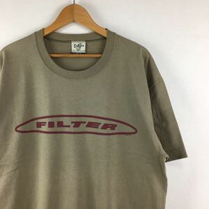 ビンテージ 90s【FILTER】フィルター バンド Tシャツ USA製 XL 古着 ロックT グランジ NIRVANA Marilyn Manson HOLE RHCP Pearl Jam Y2K