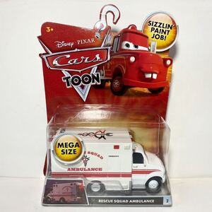 CARS MATTEL カーズ マテル TOON トゥーン RESCUE SQUAD AMBULANCE レスキュー アンビュランス　レスキューメーター