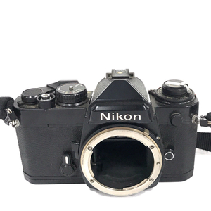 Nikon FE ブラック 一眼レフ フィルムカメラ マニュアルフォーカス ボディ 本体