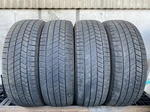 ツ4118　送料無料☆深溝スタッドレス　BRIDGESTONE ブリヂストン BLIZZAK VRX3　195/65R15 91Q　4本価格　2021年製