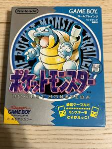 ポケットモンスター　ポケモン　ゲームボーイ　ソフト　青　ブルー任天堂 付属品あり