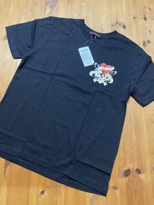 ★ ED HARDY エド　ハーディー　半袖プリントTシャツ　黒　M 新品　0745 18