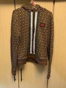 正規 20SS BURBERRY LONDON ENGLAND バーバリー by Riccardo Tisci TB ロゴ 総柄 プルオーバー フーディー パーカー XXS 8018458