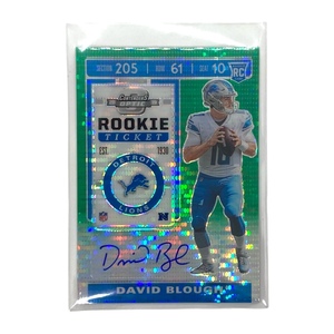 PANINI NFLカード CONTENDERS OPTIC PRIZM DAVID BLOUGH DETROIT LIONS 27/27 #196 中古 1