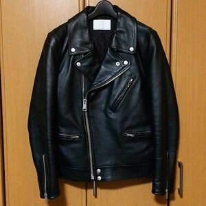 URBAN RESEARCH ID アーバンリサーチ ダブルライダースジャケット L 36 38 黒 ブラック ルイスレザーズ lewis leathers サイクロン 666