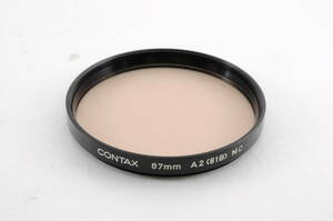 L1826 コンタックス CONTAX 67mm A2(81B) MC レンズフィルター カメラレンズアクセサリー クリックポスト