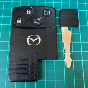 MZ4847 マツダ 純正 4ボタン プレマシー CRER CR3W MPV LY3P 等スマートカードキー 両側電動スライドドア スマートキー キーレス