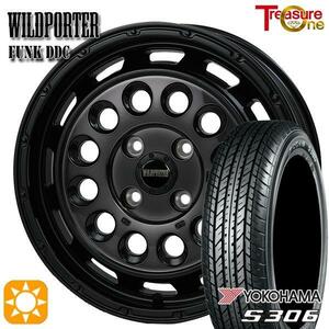 高崎 新品 サマータイヤセット ワイルドポーター Funk DDC 14x4.5J +45 4H100 ヨコハマタイヤ S306 155/65R14インチ N-BOX等