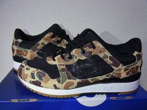 ASICS Tiger atmos GEL LYTE Ⅲ DUCK CAMO 24.5cm ダックカモ 3 黒 迷彩 ゲルライト アシックス black