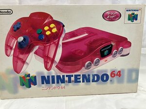 NINTENDOニンテンドウ64クリアレッド