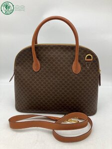 BA0600325　■１円～ CELINE セリーヌ M95 バッグ カバン ハンドバッグ ショルダーバッグ マカダム柄 PVC レザー 中古品