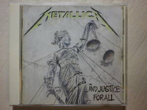 『Metallica/...And Justice For All(1988)』(1988年発売,25DP-5178,廃盤,国内盤,歌詞対訳付,One,Blackened,Harvester Of Sorrow)