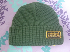 【未使用】★The Critical Slide Society,TCSS SHAKER BEANIE - One Size GREEN/ティーシーエスエス シェーカービニー★