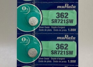 【送料無料/新品】■ムラタ■SR721SW ■( 2個）国産ボタン電池