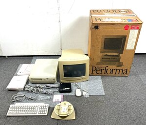 Apple M4730J/A Macintosh Performa 6310 旧型 PC Multiple Scan 14 Display モニター セット 元箱 キーボード マウス 付き 【現状品】