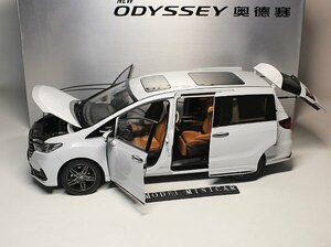 ▲新品！白！Honda特注 1/18 本田 オーデッセイ ODYSSEY Hibrid 2022