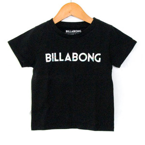 ビラボン 半袖Ｔシャツ トップス ロゴT コットン ベビー 男の子用 90サイズ ブラック BILLABONG