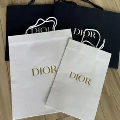 Dior ショッパー 2点セット (白・紺)