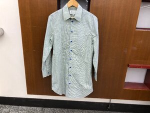 【Maison　Margiela】メゾンマルジェラ　ロングスリーブ　ロングシャツ　イエロー×ブルー　ギンガムチェック　サイズ1　SY02-FA9