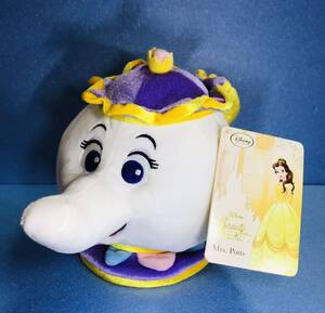 アメリカディズニーストア　美女と野獣　ポット夫人ぬいぐるみ Disney USA 限定品