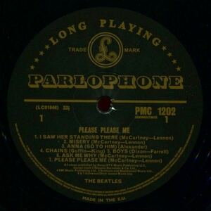 GOLD PARLOPHONE mono PMC1202 BEATLES PLEASE PLEASE ME ビートルズレコード 未開封Reissue Vinyl LP john lennon paul mccartney EU UK