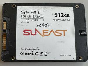 SUNEAST SSD 512GB【動作確認済み】051652　