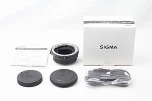 ◆超極上美品◆シグマ SIGMA MC-11 キヤノンEF-E用 キヤノン⇔ソニーEマウント 付属品完備 元箱◇ME45919