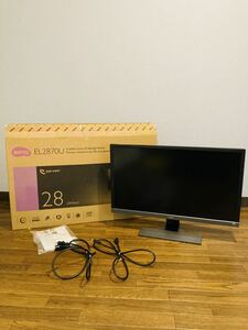 ◯ BENQ 液晶モニター 液晶ディスプレイ EL2870U 27.9インチ 通電確認済み