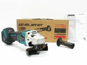 ■ 動作確認済 makita マキタ 18V 100mm充電式 ディスクグラインダ GA404DZN 元箱 説明書 サイドハンドル 本体のみ ★2504