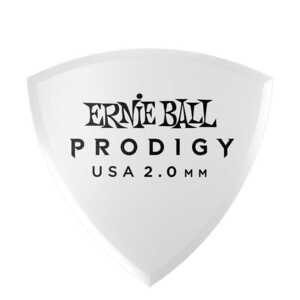 ERNIE BALL ピック6枚パック PRODIGY 白 シールド型2.0mm　EB9337 買いだおれ