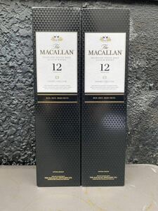 送料無料　The MACALLAN SHERRY OAK CASK12 YEARS OLD ザ・マッカラン シェリーオークカスク12年 2本セット