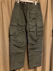 engineered garments FA PANT パンツ XS black double cloth エンジニアードガーメンツ ネペンテス ミリタリー ブラック