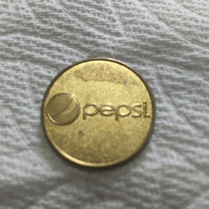 ペプシ 金色コイン pepsi coin 重さ約4.3g 直径約23mm 希少アンティーク