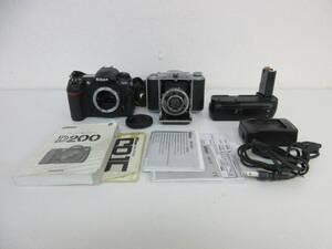 中古 カメラ 2点セット NIKON D200 ※通電のみ確認済 / ニコン MB-D200 ※動作未確認 / UGEIN ⅢA ※動作未確認 ／L