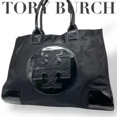 TORY BURCH トリバーチ　トートバッグ　ブラック　黒　ナイロ A4