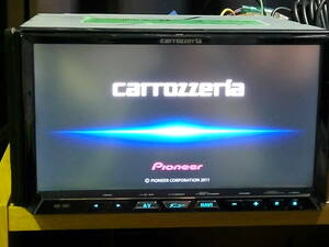 No.P08 carrozzeria カロッツェリア　サイバーナビ AVIC-ZH07 中古 CD DVD　FM/AM フルセグ Bluetooth SD AUX USB 2011年 本体のみ　