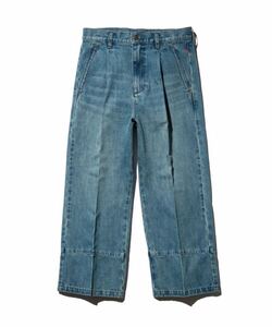 glamb Crease Denim Slacks