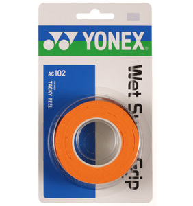 YONEX [ウェットスーパーグリップ 3本巻] AC102-005 オレンジ