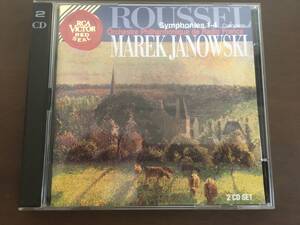 2CD/ROUSSEL　SYMPHONIES1-4　ORCHESTRE PHILHARMONIQUE DE RADIO FRANCE・MAREK JANOWSKI/【J6】 /中古