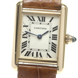 カルティエ CARTIER W1529856 タンクルイ K18YG クォーツ レディース _862619