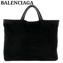 バレンシアガ BALENCIAGA ナイロン レザー トートバッグ