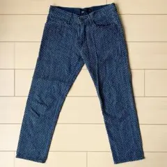 美品　伊勢丹購入　スリーバイワン　3×1 パンチングデニムパンツ　24 W2