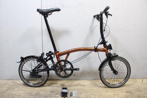 ■BROMPTON C LINE URBAN LOW S2L 16インチ 折畳ミニベロ 1X2S 2021年モデル 美品