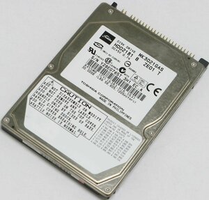 内蔵型 ハードディスク 東芝 MK3021GAS ■ 2.5インチ HDD IDE 30GB/4200rpm/2MB　2719時間