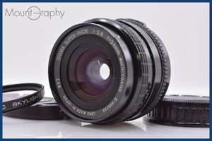 ★良品★ シグマ SIGMA SUPER-WIDE 24mm F2.8 MULTI-COATED 前後キャップ&レンズフィルター付 ペンタックスK用(MF) ★完動品★ #mj358