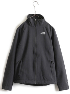 US企画 人気 黒 ■ ノースフェイス WIND WALL Apex Bionic ソフトシェル ジャケット レディース S / The North face 裏 フリース ブルゾン