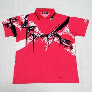 【懐古・廃盤】バタフライ 懐かしのノートタックシャツ ピンク Mサイズ